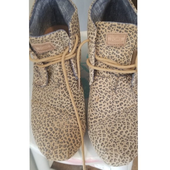 Toms Leopard print Wedges Size 9 - Picture 3 of 7